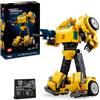 LEGO Icons Transformers Bumblebee Action Figure Robot da Collezione, Kit Modellismo da Costruire per Adulti a Tema Cinematografico Convertibile in Modalità Veicolo, Regalo per Uomo o Donna 10338