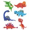 Pracht Creatives Hobby GmbH Set di Adesivi per la Pittura a Diamante, Motivo Dinosauro, Set Artigianale per la creazione di Adesivi con Pietre Glitterate, per Bambini a Partire dai 5 Anni di età