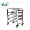 Carrello portateglie inox per 7 teglie GN 1 1, mod.TT7GN11Z