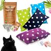 SNOOZYCAT® 4 cuscini di valeriana per gatti fatti a mano, lavabili e ricaricabili, XXL, 12 cm x 8 cm, giocattolo per gatti, 100% cotone con valeriana naturale al 100% biologica, prodotto in Germania