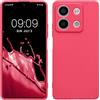 kwmobile Custodia Compatibile con Xiaomi Redmi Note 13 5G Cover - Back Case per Smartphone in Silicone TPU - Protezione Gommata - rosa shocking