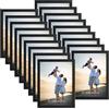 EYMPEU Cornice 15x20, Decorazione per Casa,Set 18, Colore Nero PVC