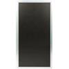 SECURIT LAVAGNA Multiboard NERA 60x115cm cornice ARGENTO Securit