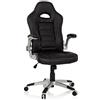 HJH Office 621891 Sedia da Ufficio Girevole GAME SPORT Pelle Sintetica, Poltrona