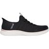 Skechers Sneaker Virtue Glow da Donna, Nero, 38,5