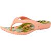 Crocs Kadee II Palm Print Flip W, Infradito Donna, Palm Print Papaya, 37/38 EU