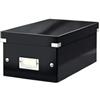 LEITZ Scatola archivio Click & Store - per DVD - 20,6 x 14,7 x 35,2 cm - nero - Leitz (unità vendita 1 pz.)