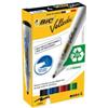 BIC Marcatori Whiteboard Marker Velleda 1701 Recycled Bic - punta tonda 1,5mm - astuccio 4 colori - Bic (unità vendita 1 pz.)