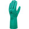 DELTAPLUS Guanti da lavoro industriale Nitrex VE801 - nitrile floccato cotone - taglia 10 - verde - Deltaplus (unità vendita 1 pz.)