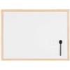 STARLINE Lavagna bianca magnetica - 45 x 60 cm - cornice legno - bianco - Starline (unità vendita 1 pz.)