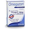 HealthAid Health Aid Integratore Omega 3 1250 mg - Nuova Formula Entericare® con Olio di Pesce (Fish Oil) e Vitamina E, 60 Omega 3 Capsule Softgel - Omegazon