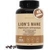 Bandini® Lions Mane 365 Compresse (+1 Anno) con Pepe Nero, Hericium Erinaceus 2000mg, Fornitura Annuale di Hericium con 50% Polifenoli, Lion's Mane o Criniera di Leone, Fungo con Estratto 25:1, Vegano