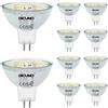 DiCUNO Lampadina LED GU5.3 MR16 5W, Equiv. 50W, 6000K, 500lm, 10 Pezzi