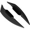 Tomotato 1 Paio di Alette per Carenatura per Moto, Spoiler Alare Aerodinamico Universale per Accessorio per Bici Elettriche per Moto(Nero)