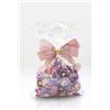 Italpak Buste (Sacchetti) Trasparenti per Alimenti Bubbles 50 pz, Polypropylene, Lilla, 15x25cm