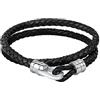 Morellato MOODY Bracciale Uomo in Acciaio, Pelle naturale - SQH37