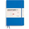 LEUCHTTURM1917 370643 Agenda settimanale e taccuino 2025, Composition B5 copertina rigida - Agenda da 12 mesi, a righe - Sky, inglese