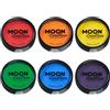 Moon Creations Trucco professionale per viso e corpo | Tortiere professionali con vernice colorata per truccabimbi | Pittura per il viso per bambini, adulti, I colori del Gay Pride, 36 gm