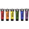 Moon Creations Tubi per pittura per viso e corpo | Pittura per il viso pronta all'uso | Cruelty Free | Pittura per il viso per bambini, adulti, Halloween e altro, I colori del Gay Pride, 12ml