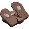 Perfeclan Mimi Foot Stepper Machine Stair Stepper Machine Attrezzo per Esercizi seduti Stepper Fitness Pieghevole sotto Il Pedale da scrivania per Esercizi a, Marrone