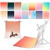 ZUOMIDIE 7 pezzi di carta fotografica Gradual Background Paper Without Stand, double side Waterproof Reusable 34x23in Morandi Photo Tabletop Backdrops for Food Jewelry Cosmetics Makeup