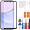 swark Set di ricambio per display da 6,5 pollici, compatibile con Samsung Galaxy A15 4G/5G SM-A155F, SM-A156B con OCA (No LCD Screen and Touch Digitizer) con set di attrezzi incluso