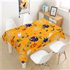 Morbuy Halloween Stampa Tovaglia Rettangolare, Antimacchia Resistente all'olio Copritavolo Idrorepellente Tovaglia, per Interni Esterni Cucina Soggiorno Decorativa (100x140cm,Halloween)