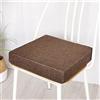 FANSU Cuscino per Seduta in Memory Foam Comfort, per Supporto Lombare e Yoga, per Fianchi, Coccige, Sgabello da Bar, Adatto per Casa, Seggiolino Auto, Sedia da Ufficio (50x50x5cm,Curry Scuro)