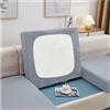 uyeoco Copriseduta Divano Elasticità Fodera per Cuscino del Divano Indipendente,Fodera per Sedile Divano Fodera Coprisedile, Protezione del Cuscino Sedile del Divano ( Color : #36 , Size : 3 seats (150-190cm