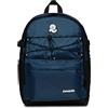Invicta Zaino BLOW UP PLAIN, Blu - Doppio Scomparto, Tasca Porta Borraccia, Tasca Porta PC - Cinghia in Vita Regolabile Rimovibile - Zaino Scuola, Viaggio, Lavoro & Tempo Libero