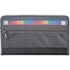 HDGSAFD 1 borsa portadocumenti colorata con doppia cerniera, tasca organizer per ricevute e fatture, borsa organizer classificata con etichetta, valigetta