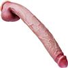Umania Fallo gigante lungo 42 cm, fallo anale grande realistico, fallo morbido in silicone a doppia densità, fallo enorme, forte ventosa,fallo grande XXXL, fallo peluche punto G,adatto a donne/uomini/coppie