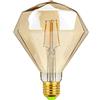 TIANFAN Lampadina a LED Vintage Diamond Bulb 4 Watt 220/240V E27 2500K bianco caldo lampadina a filamento Led