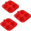 Litinliv Stampi per Muffin, 3 Pezzi Teglia da Muffin con Rivestimento Antiaderente, Riutilizzabili Stampo per Cupcakes per Friggitrice ad Aria, Teglia per Muffin Da Forno per Biscotti, Budini, Brownie