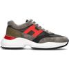 HOGAN Sneaker uomo grigia/rossa