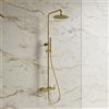 OMNIRES Y sistema doccia, miscelatore monocomando, Y1244MGLB, Y oro spazzolato [Rubinetteria Bagno > Colonne Doccia]