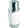 SOMATHERM FOR YOU, 601522801, Testa termostatica M30x1,5 design bianco/cromato per scaldasalviette o radiatore design, Design moderno, Dilatazione liquida, Connessione con passo M 30x1,5
