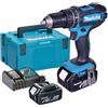 Makita Trapano avvitatore Makita DDF485RFJ 3.0 Ah 18V con 2 batterie [DDF485RTJ]