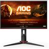 Aoc Monitor Led 23.8 Aoc 24G2ZU/BK Full HD 1920x1080p 5ms classe F Nero [24G2ZU/BK]