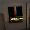 Ammonite Luci su Now Playing, Supporto per Dischi in Vinile da Parete, in Legno Acrilico con Display a LED per Album
