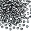 OLYCRAFT 390~420pz perline di ematite naturale, pietre preziose nere, rotonde, perle di ematite non magnetiche, per collane, bracciali, fabbricazione di gioielli fai da te