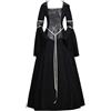 MXETWJEL 2024 Costume da Regina Medievale Donna Vittoriano Abito da Sera Gotico Rinascimentale Eleganti Vestito Medievale Donna Vintage Abiti Cosplay Costumi Medioevo Rinascimento Abbigliamento Curvy