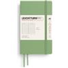 LEUCHTTURM1917 363951 Taccuini Pocket A6, Copertina morbida, 123 pagine numerate, Sage, Righe