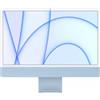 Apple iMac 24" con display Retina 4.5K (Chip M1 con GPU 8-core, 256GB SSD) - Blu (2021)