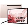 Samsung Galaxy Tab S8+ Tablet Android 12.4 Pollici Wi-Fi RAM 8 GB 128 12 Pink Gold [Versione italiana] 2022 [SM-X800NIDAEUE]