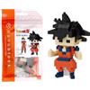 nanoblock Bandai - Nanoblock - Son Goku - Dragon Ball Z - Mini statuina in mattoncini - Gioco di costruzione - Kit per il montaggio di personaggi manga pixel - NBDB001