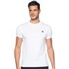 Timberland Tfo Left Chest Logo Jersey Crew Tee (Slim) T-Shirt, Bianco, S Uomo