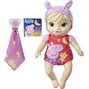 Baby Alive Bambola di Peppa, Buonanotte, Giocattolo Peppa Pig, Prima bambola del bambino, Corpo morbido, per bambini a partire da 2 anni, bionda (F2387)