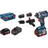 Bosch Professional Trapano Avvitatore a batteria GSR 18 V 60 FC (2 X 5,0 AH, Batteria 18 Volt, viti di ∅ Max.: 10 mm, coppia massima: 60 NM, in L-Boxx)