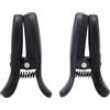 Doc Johnson Merci Vibro Grippers Vibrating Nipple Clamps with Case Black